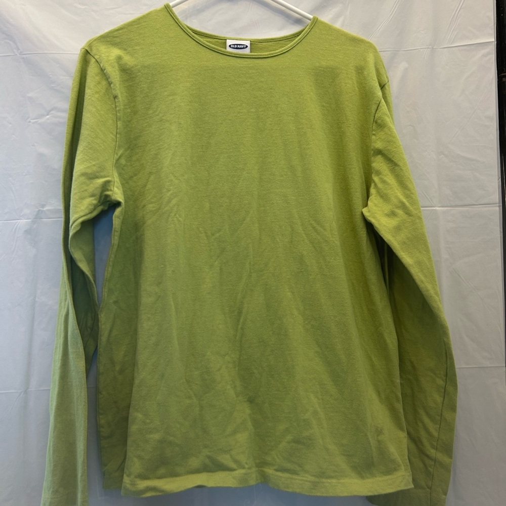 Old Navy Green Long Sleeve Tee
